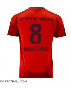 Billige Fotballdrakt Bayern Munich Leon Goretzka #8 Replika Hjemmedrakt 2024-25 Kortermet
